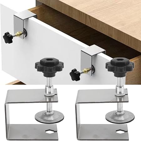 Drawer Front Mounting Clips – 2 Pieces Set