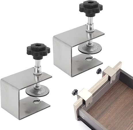 Drawer Front Mounting Clips – 2 Pieces Set