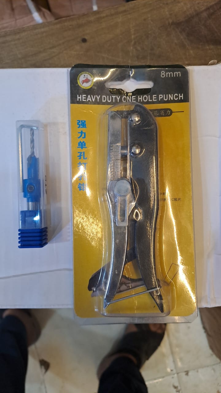 8mm Heavy-Duty Edge Banding Puncher & Countersink Drill Bit Set