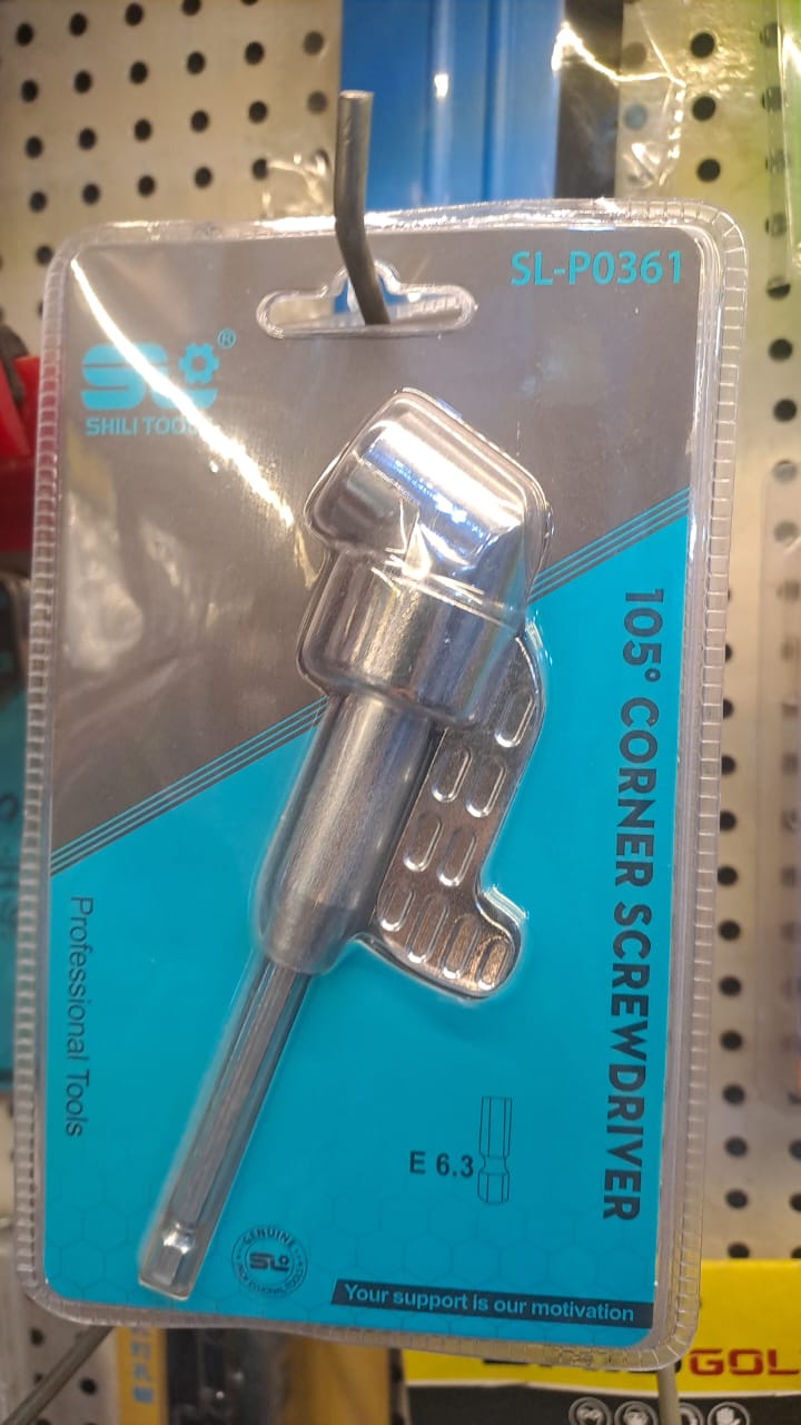 105° Right Angle Corner Screwdriver